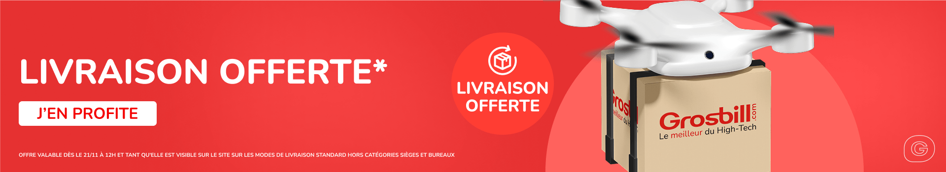 Livraison offerte - Plan black week 